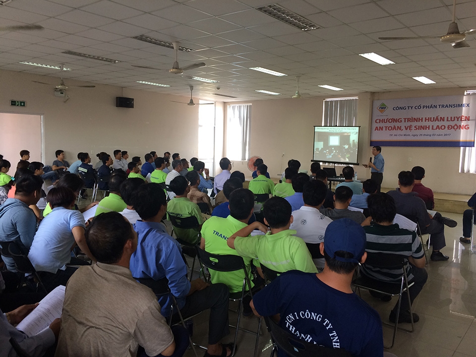 Công ty Cổ phần Transimex tổ chức chương trình huấn luyện an toàn vệ sinh lao động