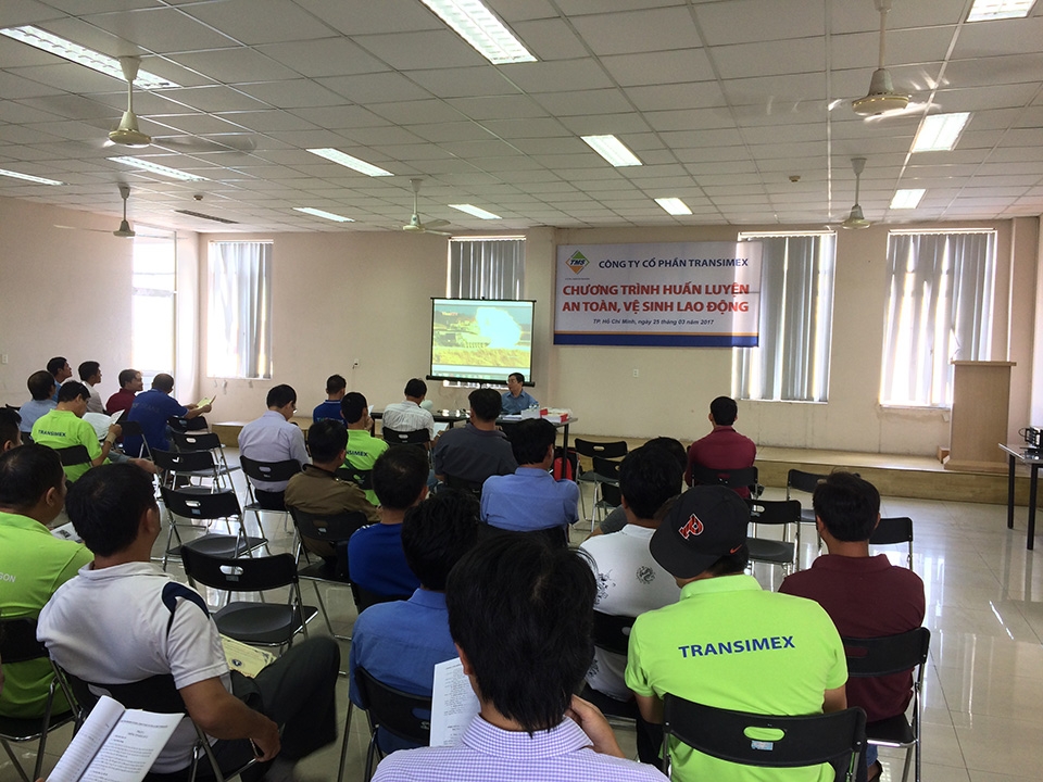 Công ty Cổ phần Transimex tổ chức chương trình huấn luyện an toàn vệ sinh lao động